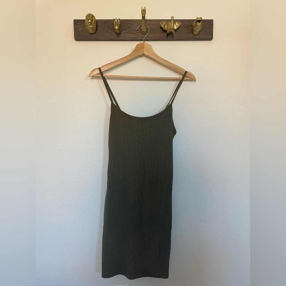 Olive Green Urban Outfitters Bodycon Dress